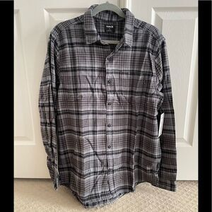 NWT Hurley Flannel Long Sleeve Shirt